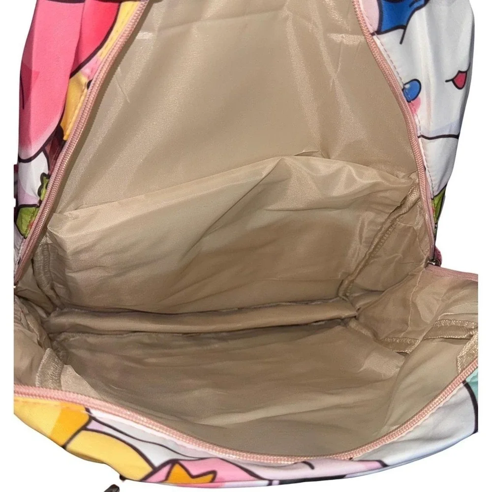 Sanrio Backpack 3 pcSet Multi color Kawaii Character Print New